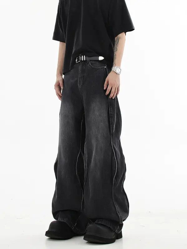 VIBE Baggy Black Denim Jeans Size US 30 / EU 46 - 2 Thumbnail