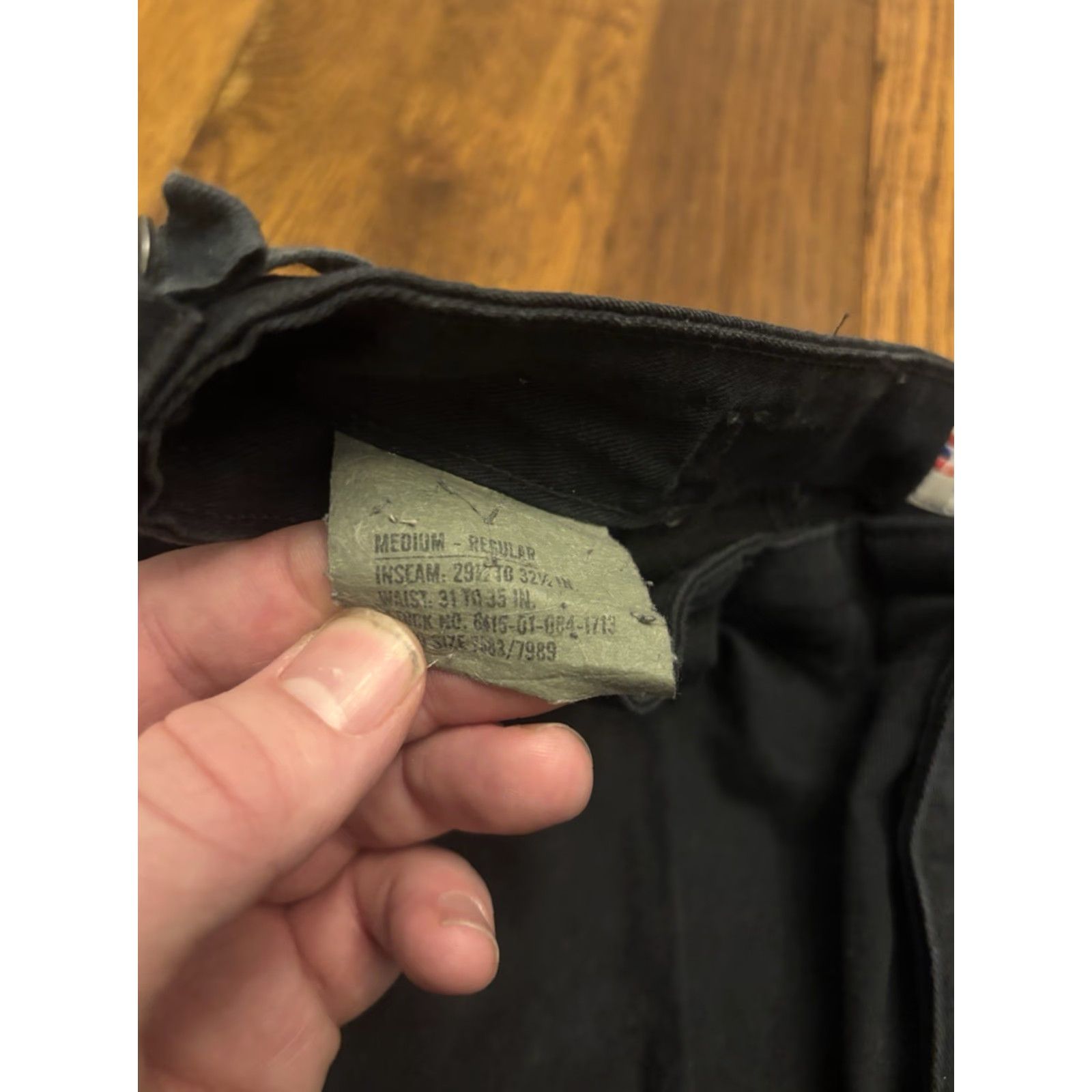 Propper VINTAGE PROPPER Combat Tactical Regular Cargo Pants Black Size M Men Pants Cargo Pocket Army Theme 32in Inseam Regular Fit Mens Size US 31 - 3 Thumbnail