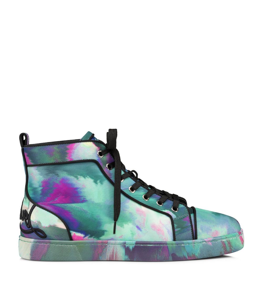 Christian Louboutin o1s1wg110924 Fun Louis Flat High Top Sneaker in Multicolor Size US 10 / EU 43 - 3 Thumbnail