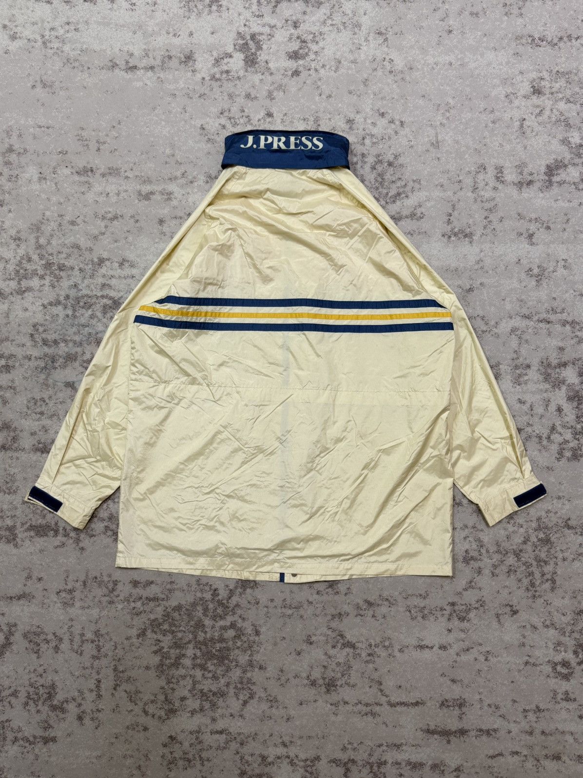 J. Press Vintage J.Press Water Resistant Windbreaker Jacket Hoodie Size US XL / EU 56 / 4 - 12 Thumbnail