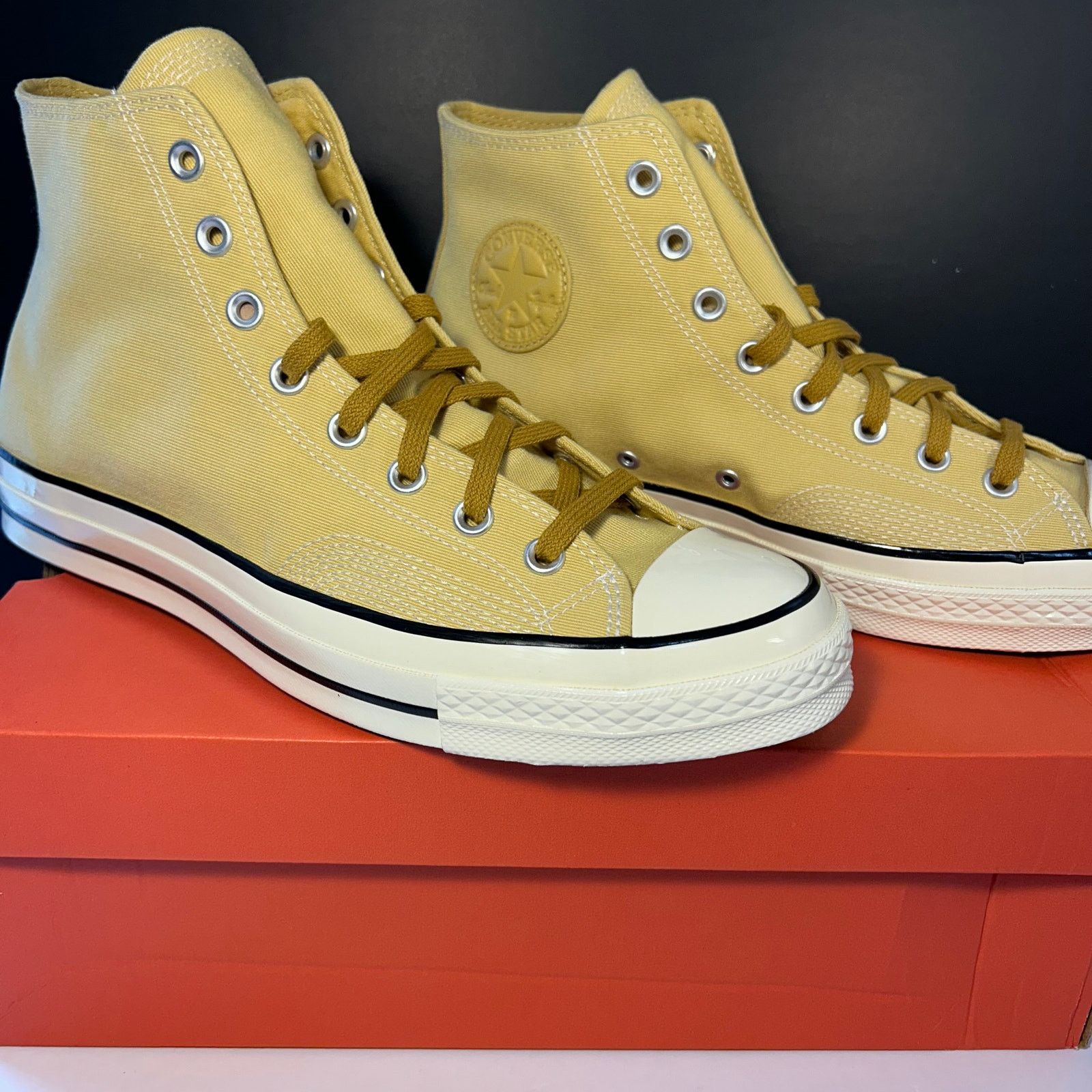 Converse Converse Chuck 70 Hi "Jungle Cloth Yellow" Men 12 A03436C Size US 12 / EU 45 - 6 Thumbnail