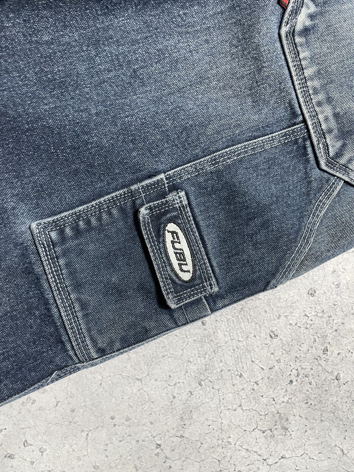 Fubu Vintage Fubu Cargo Rap Baggy Jeans Denim Нуре Rare Size M Size US 32 / EU 48 - 10 Thumbnail