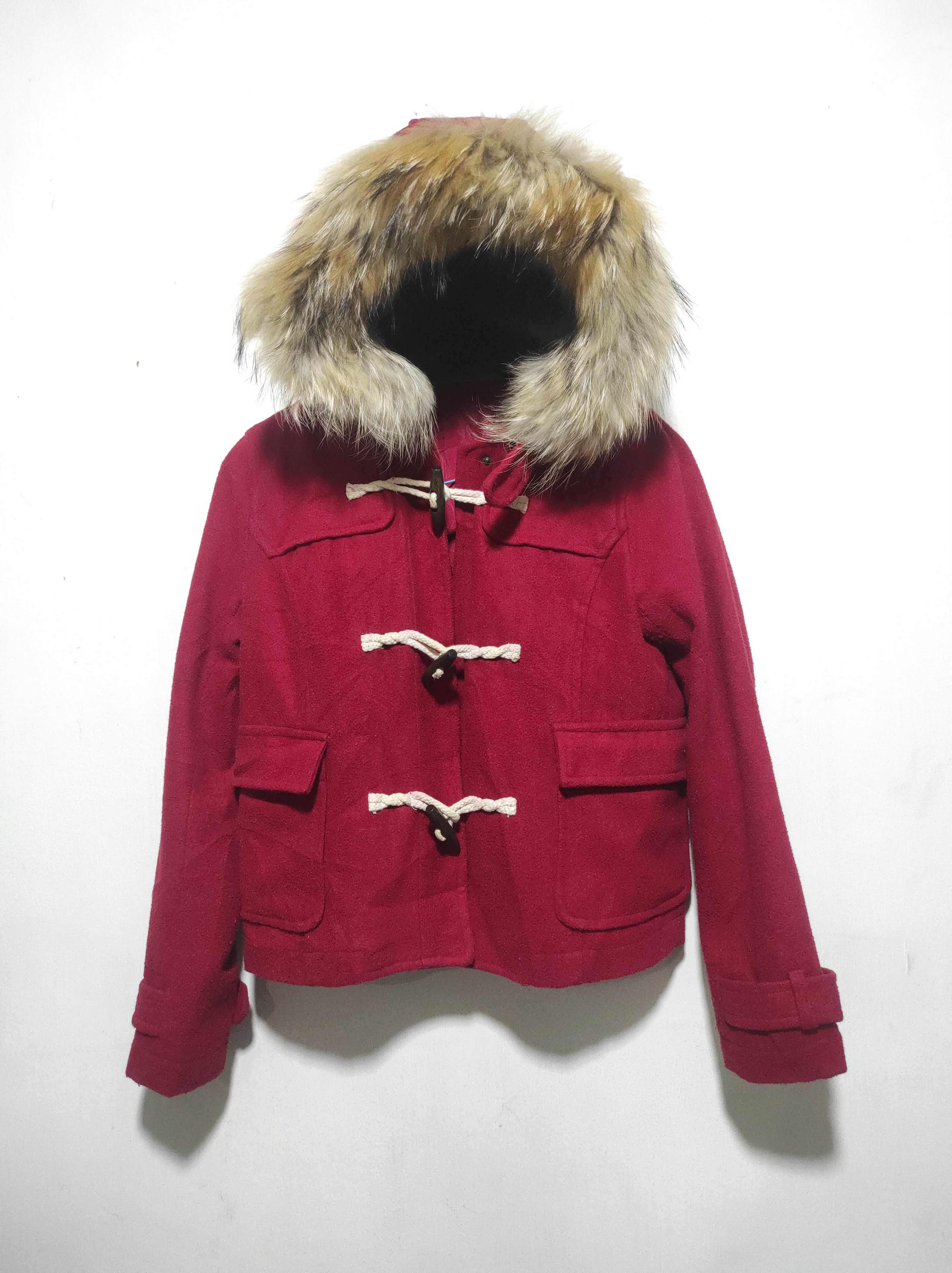 If Six Was Nine Red Hoodie Duffle Zip Fur Hoodie LGB IfSixWasNine style Size US S / EU 44-46 / 1 - 2 Thumbnail