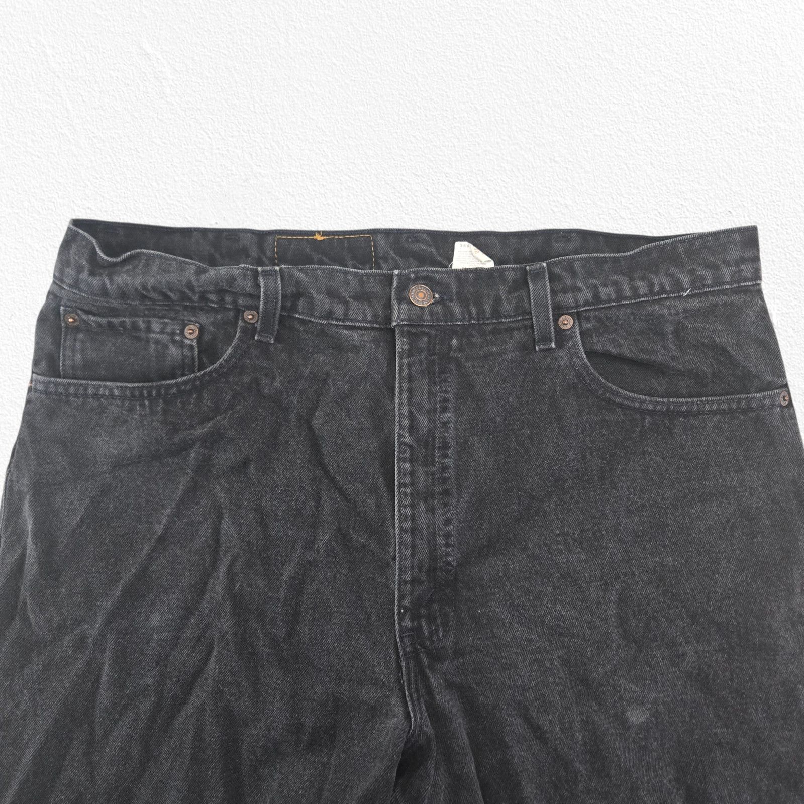 Levi's 1995 Levi's 550 Black USA Jeans Size 36 Size US 36 / EU 52 - 4 Thumbnail