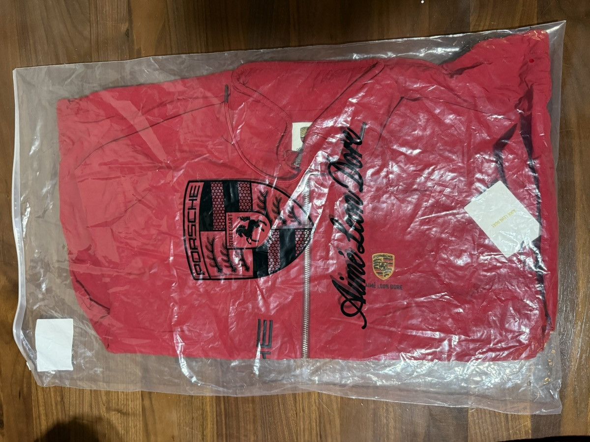 Aime Leon Dore × Porsche Design Aime Leon Dore ALD / Porsche Nylon Track Jacket Tango Red XL Size US XL / EU 56 / 4 - 8 Thumbnail
