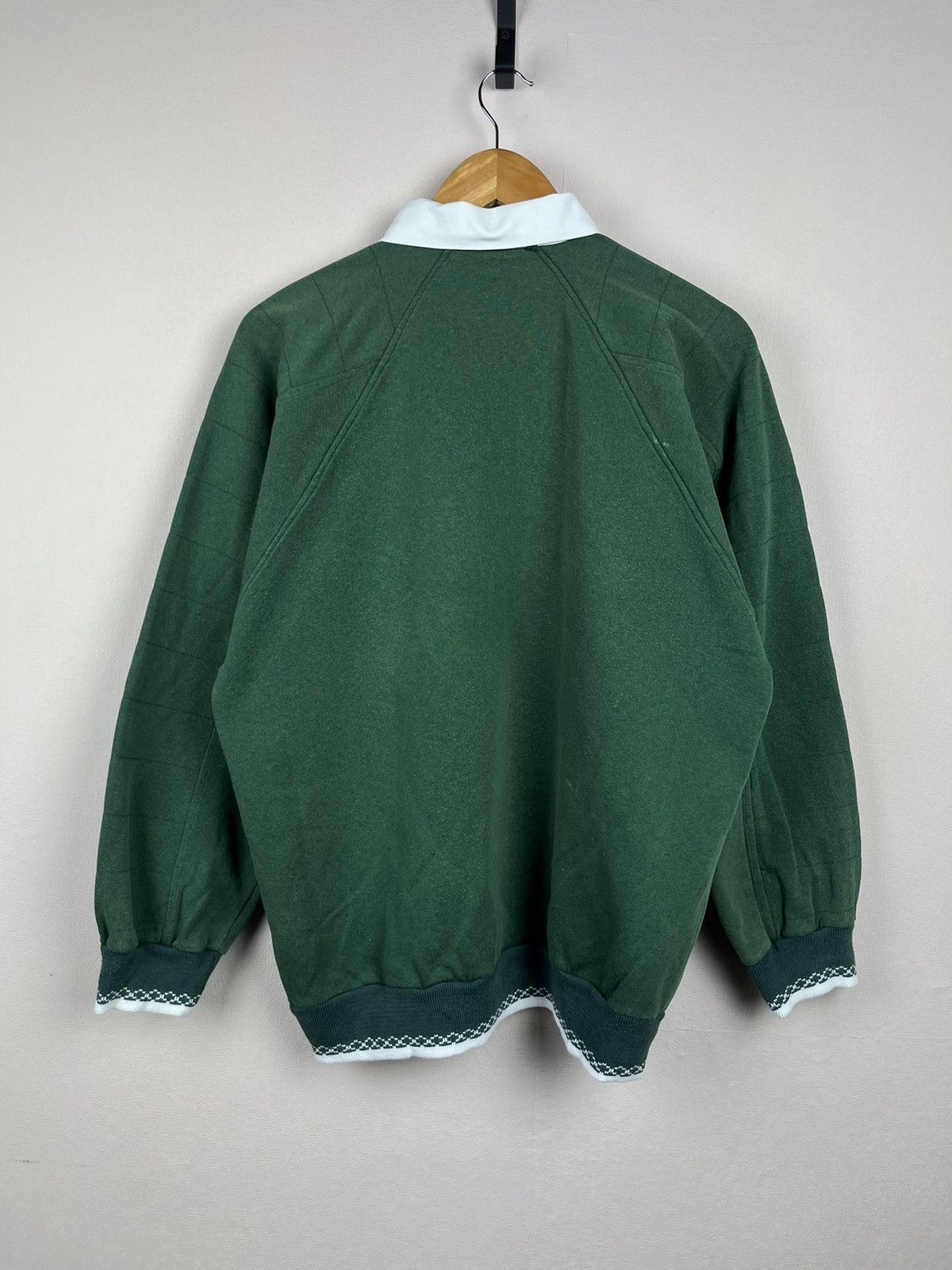 Umbro Vintage Umbro Rugby 1924 Collared Button Sweatshirt Rare Size US S / EU 44-46 / 1 - 10 Thumbnail