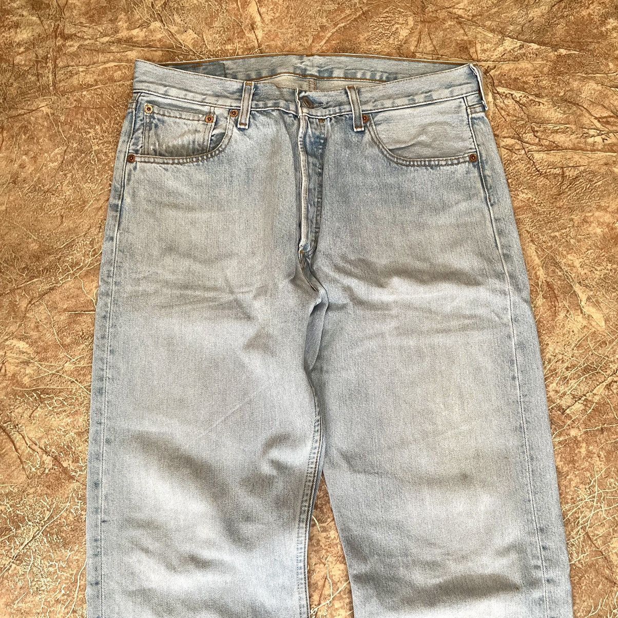 Levi's 🔥Vintage 34x32 Levis Denim 501 Made In Usa Jeans pants Size US 34 / EU 50 - 3 Thumbnail