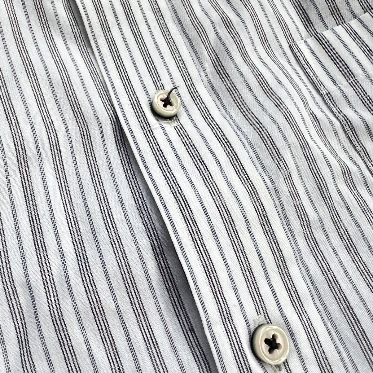 Yohji Yamamoto Sacsny Y’saccs Vertical Stripe Long Sleeve Buttom up Shirt Size US L / EU 52-54 / 3 - 3 Thumbnail