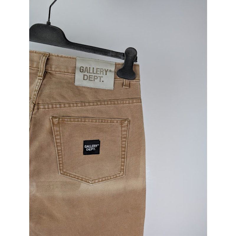 Gallery Dept. o1rshd1 5-Pocket Slim Denim Jeans in Tan Size US 32 / EU 48 - 14 Thumbnail