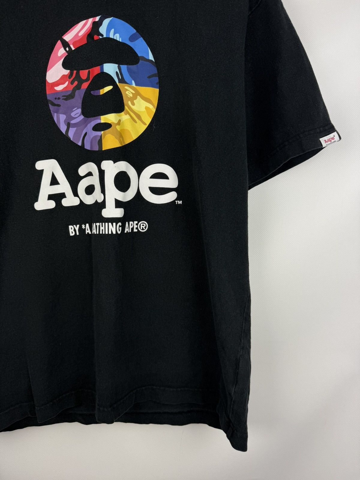Aape A Bathing Ape Big Logo Graphic Print Short Sleeve T Shirt Size US M / EU 48-50 / 2 - 4 Thumbnail