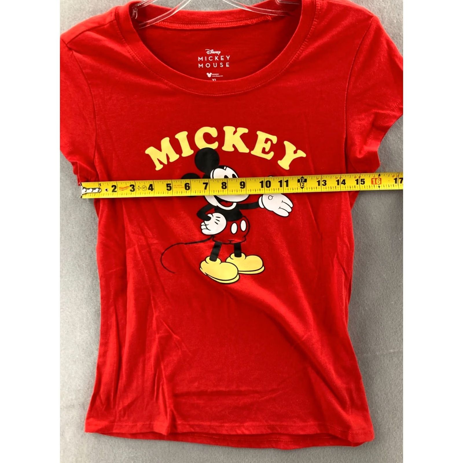 Disney Disney Mickey Mouse T-Shirt Womens XL Poly/cotton Red Logo Disney Shirt Womens XL Red Mickey Mouse T-Shirt Classic Disney Theme 90s (adjusted) Size XL / US 12-14 / IT 48-50 - 2 Thumbnail