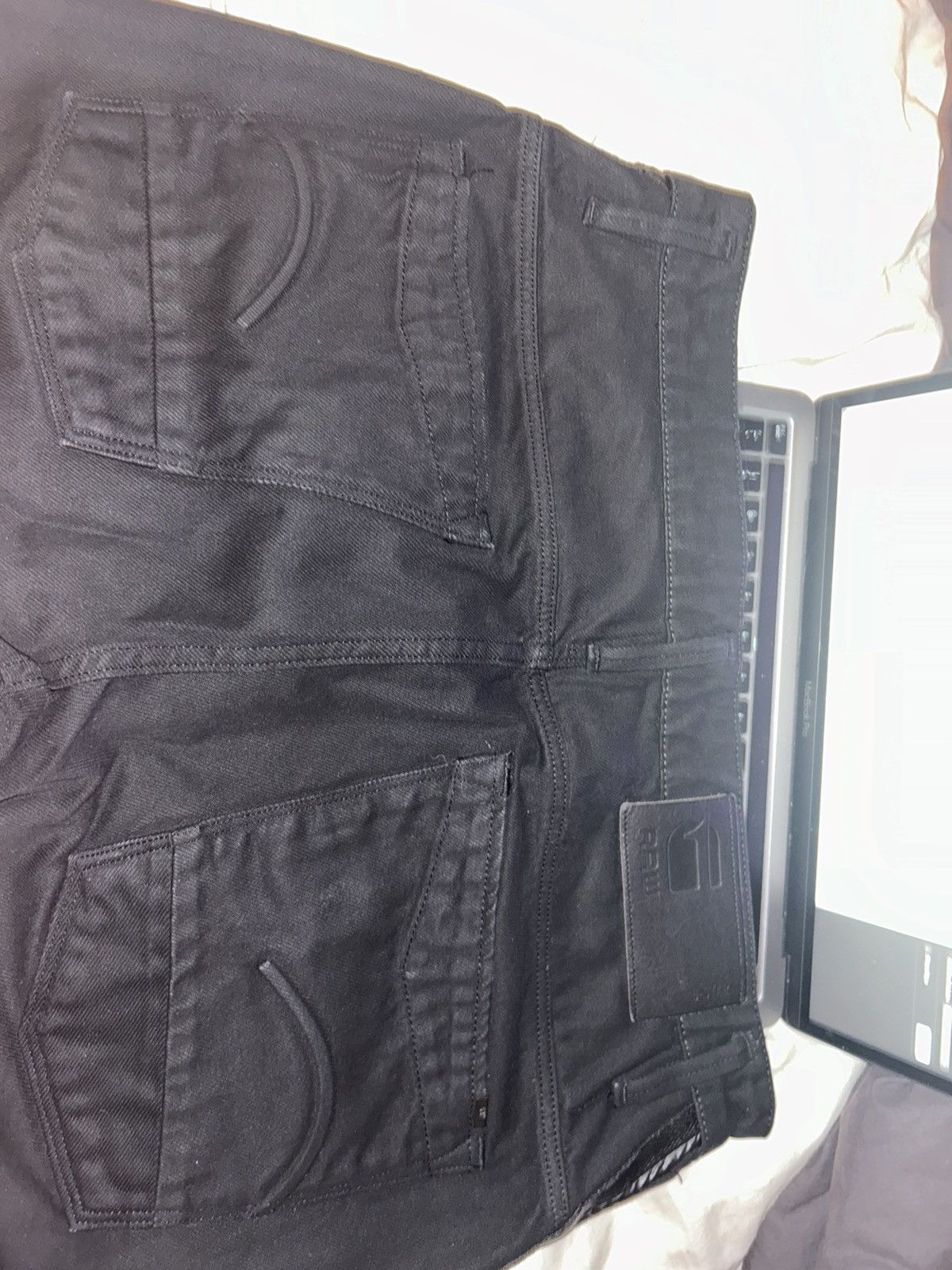 G-Star G Star Black trousers Size US 33 - 2 Thumbnail