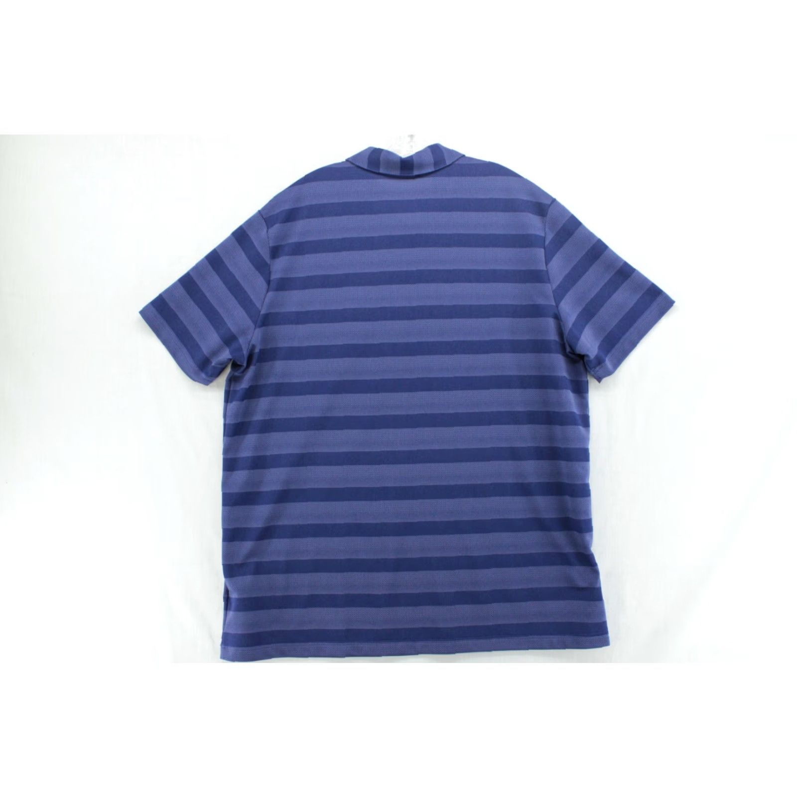 Adidas Adidas Polo Shirt XL Blue Two Color Stripe Golf Short Sleeve H56791 Mens Polo Shirt Size US XL / EU 56 / 4 - 5 Thumbnail
