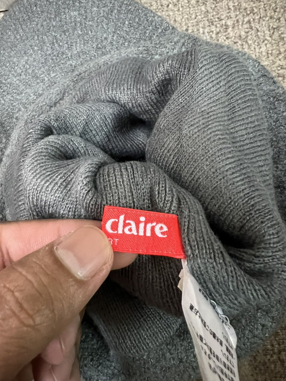 Designer × Vintage Vintage Marie Claire Beanie Cap Size ONE SIZE - 7 Thumbnail