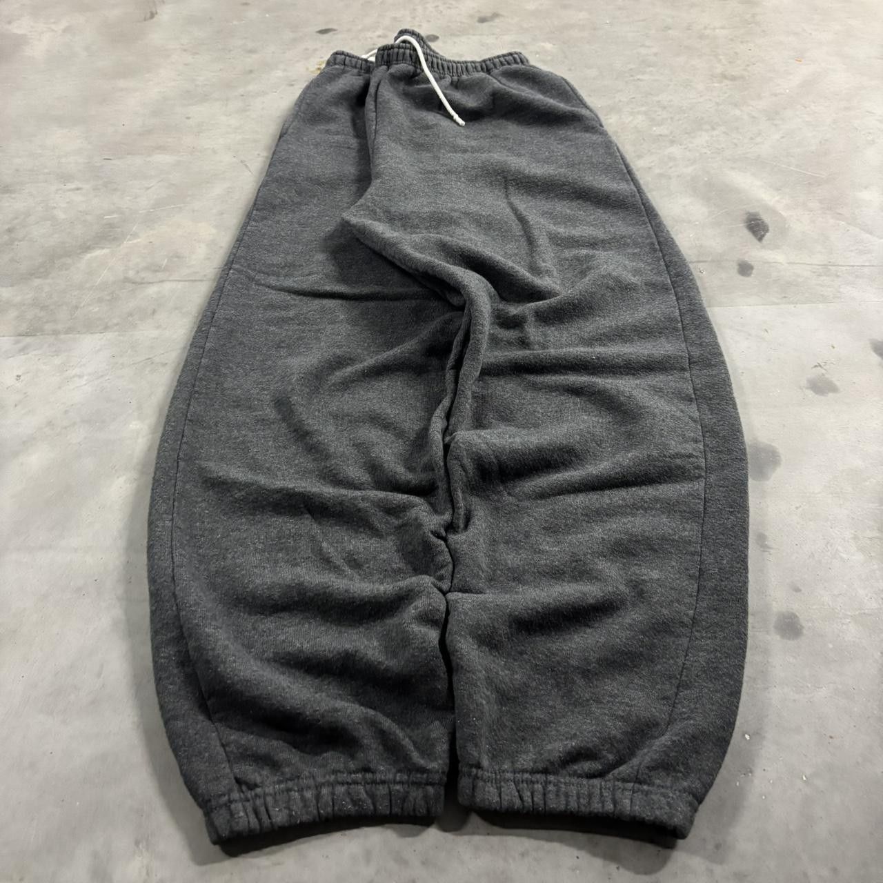 Vintage Crazy Vintage 90s Dark Grey Essential Sweatpants! Fits M Size US 32 / EU 48 - 3 Thumbnail
