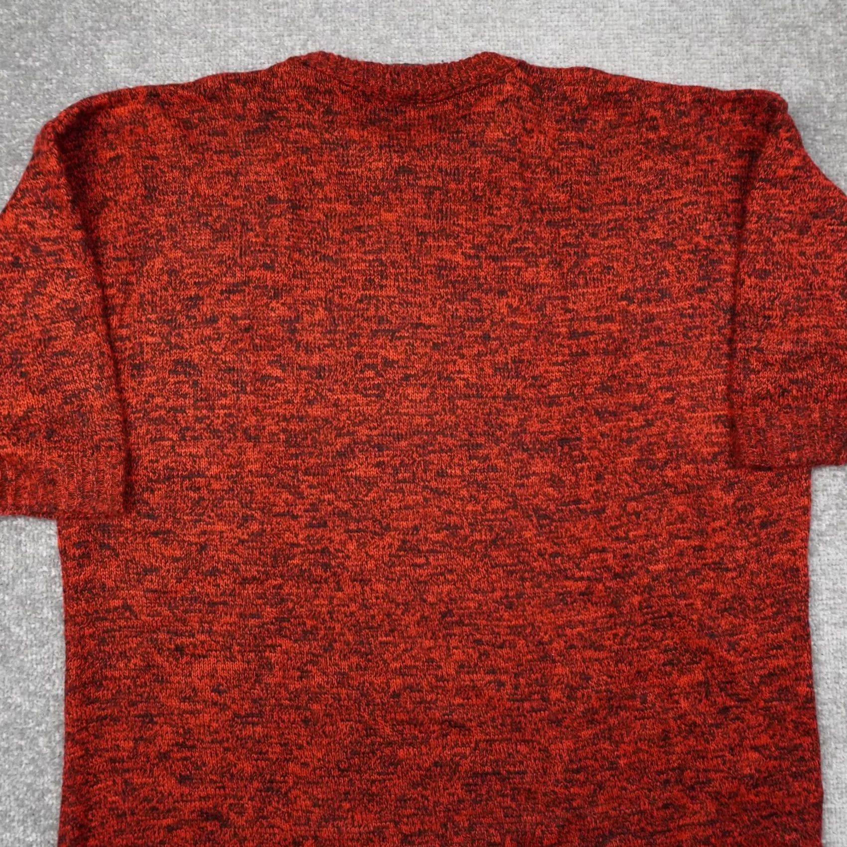 Vintage VINTAGE Electric Sweater Mens Large Red Knit Mid Length Sleeve Made in USA Size US L / EU 52-54 / 3 - 7 Thumbnail