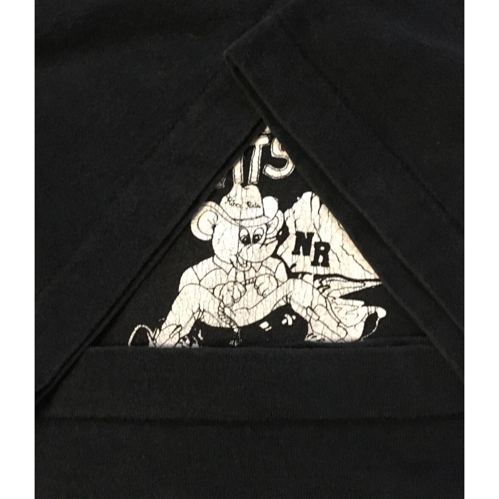 Fruit Of The Loom VINTAGE 90s Arizona River Rats Faded Distress Shirt XXL Black USA Grunge Single Stitch Pocket Tee Mens T-Shirt Size US XXL / EU 58 / 5 - 5 Thumbnail