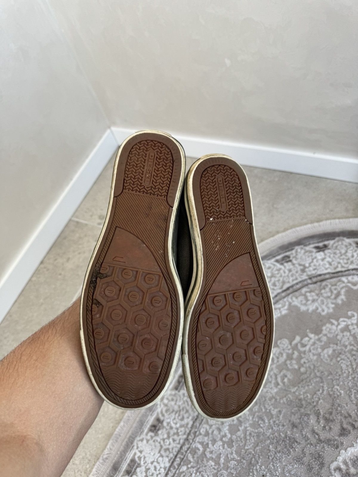 Diesel Vintage 90's Diesel Distressed Sneakers Washed Faded Shoes Size US 8.5 / EU 41-42 - 6 Thumbnail