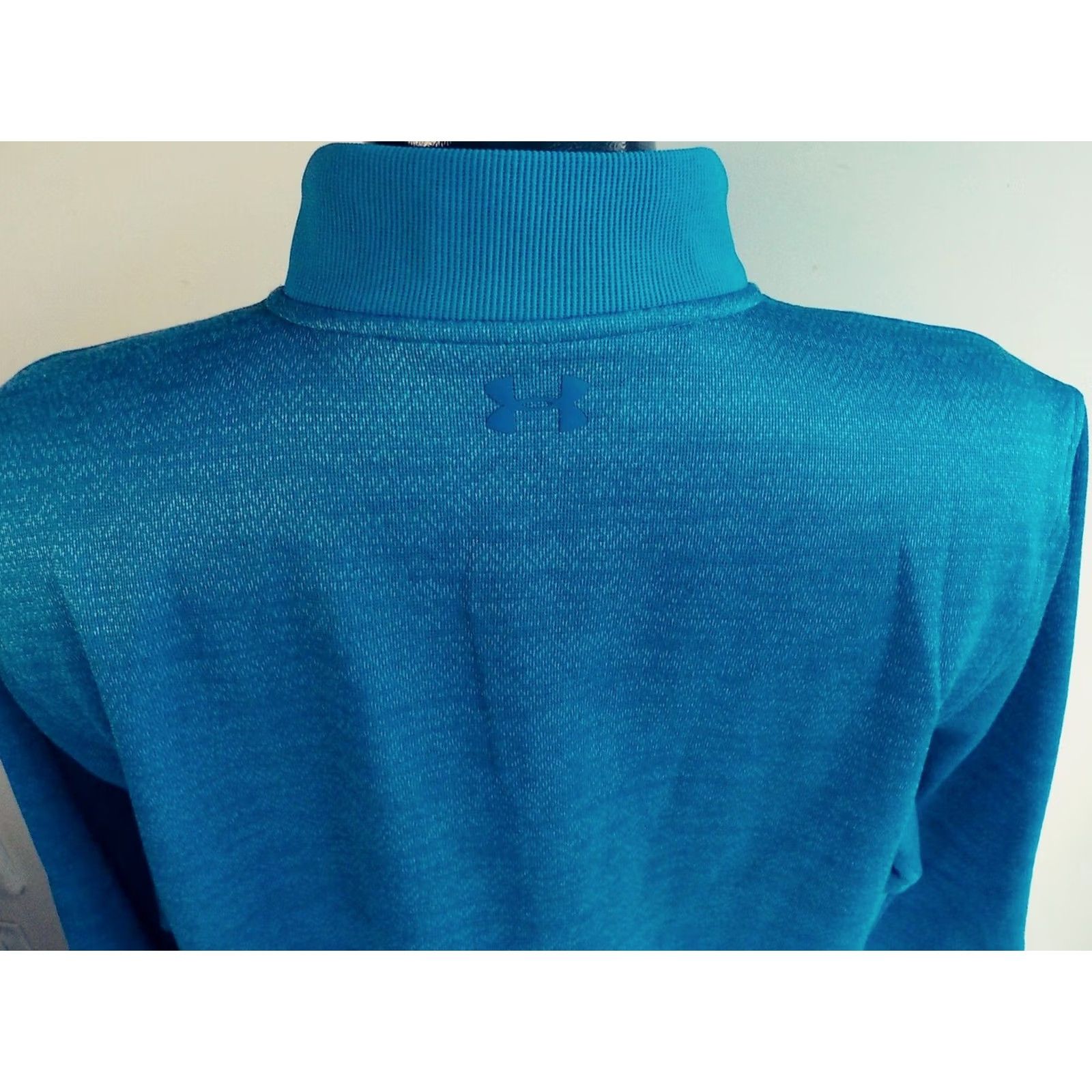 Under Armour Under Armour Coldgear Loose 1/4 Zip Pullover Sweatshirt Teal XL Mens Size US XL / EU 56 / 4 - 5 Thumbnail