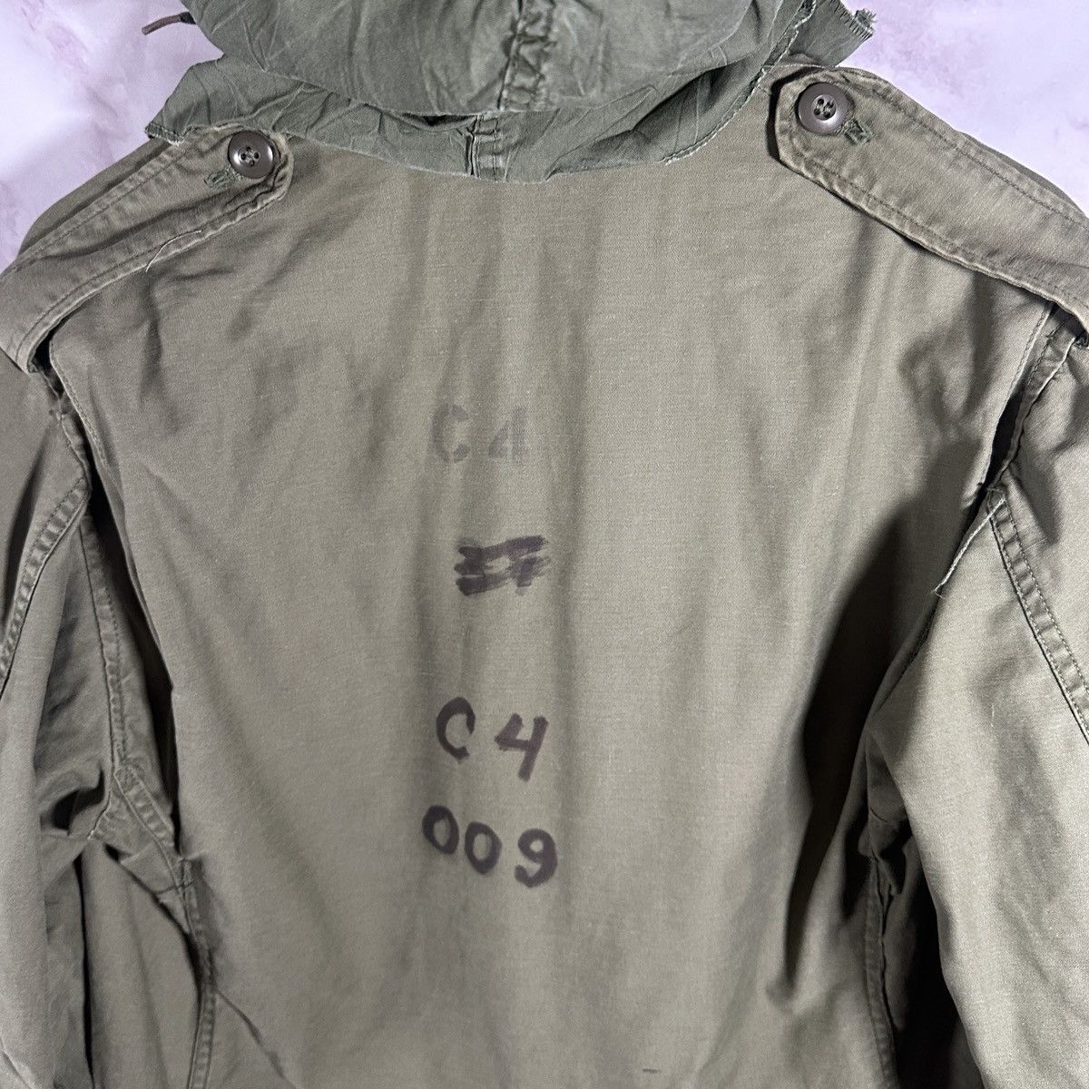 Vintage Reworked U.S. Military M65 Green Field Coat Size US S / EU 44-46 / 1 - 9 Thumbnail