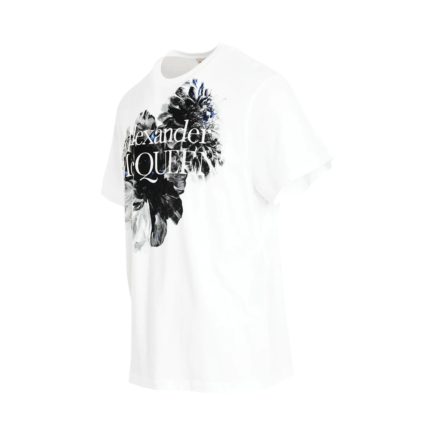 Alexander McQueen o1mris0824 T-Shirt in Black & White Size US L / EU 52-54 / 3 - 2 Thumbnail