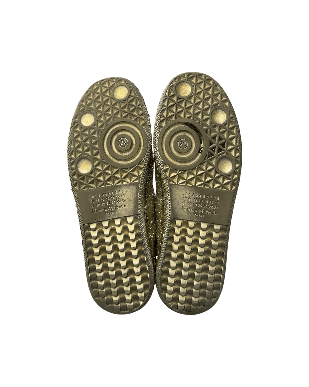 Maison Margiela Maison Margiela SS18 No.22 Silver Glitter Sneakers Size US 7 / IT 37 - 9 Thumbnail