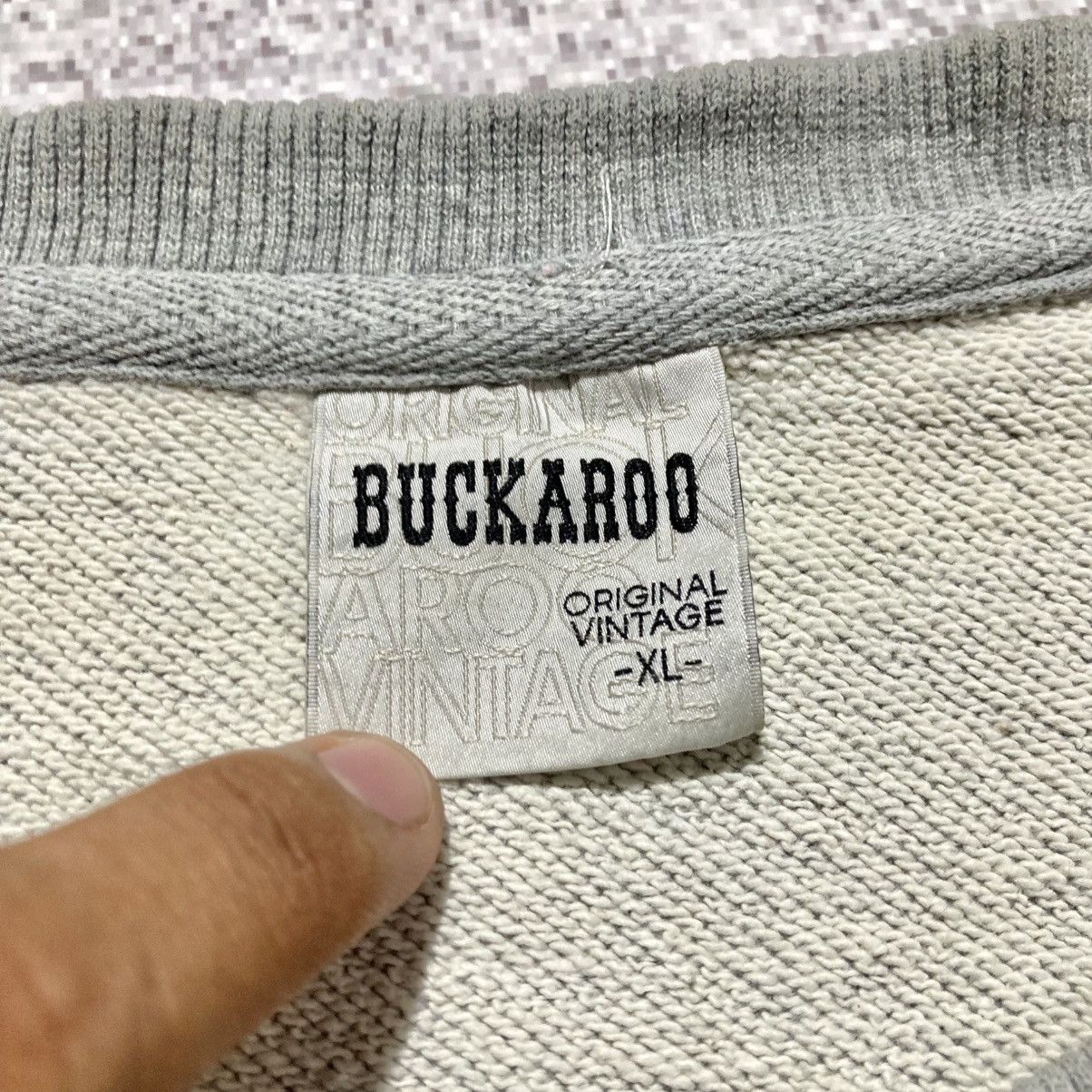 Japanese Brand 2000s Buckaro Jeans Logo Font Poem Crewneck Punk Style Size US L / EU 52-54 / 3 - 12 Thumbnail