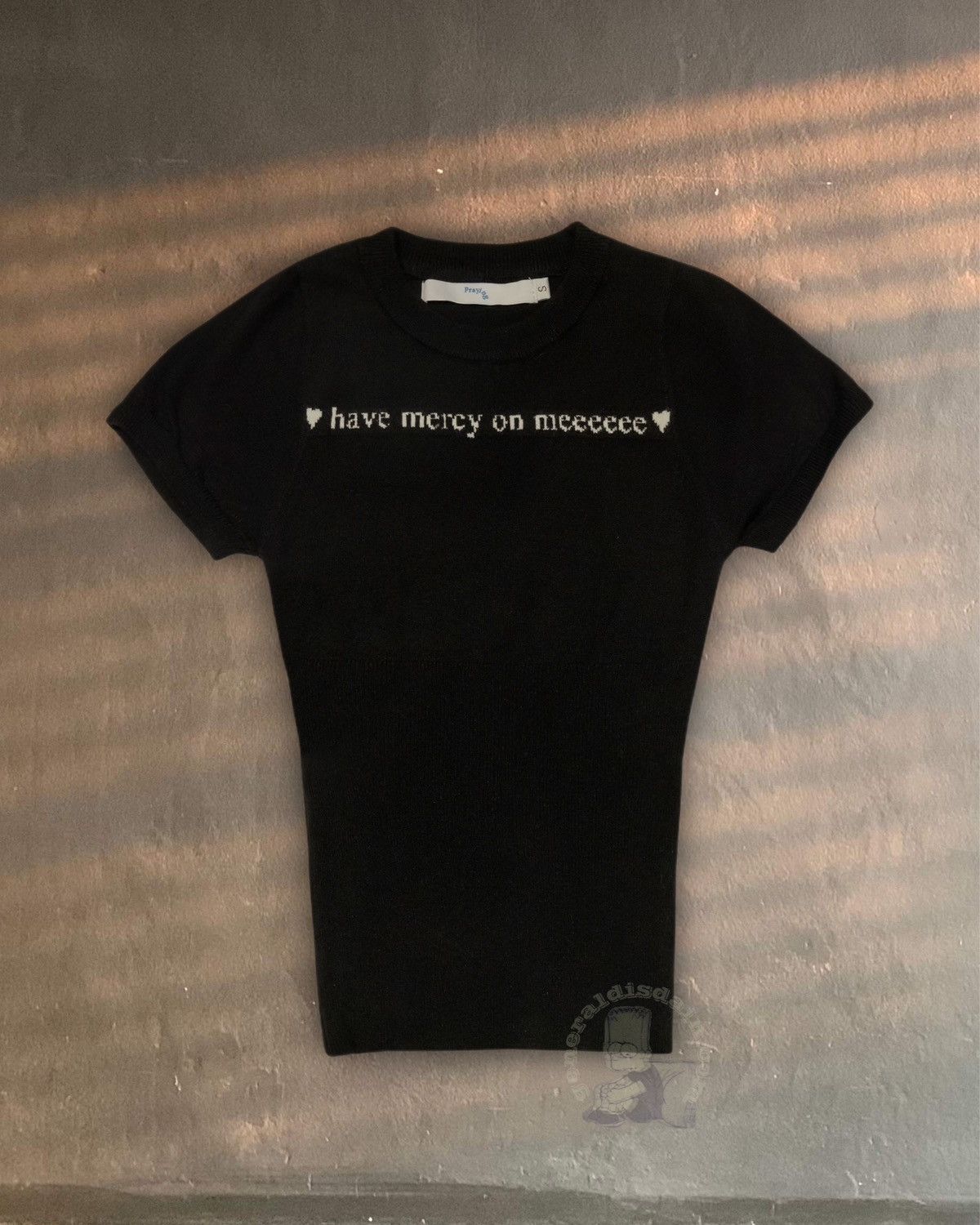 Designer × Luxury × Praying ︎︎ praying Mercy Knit Tee have mercy on me ...