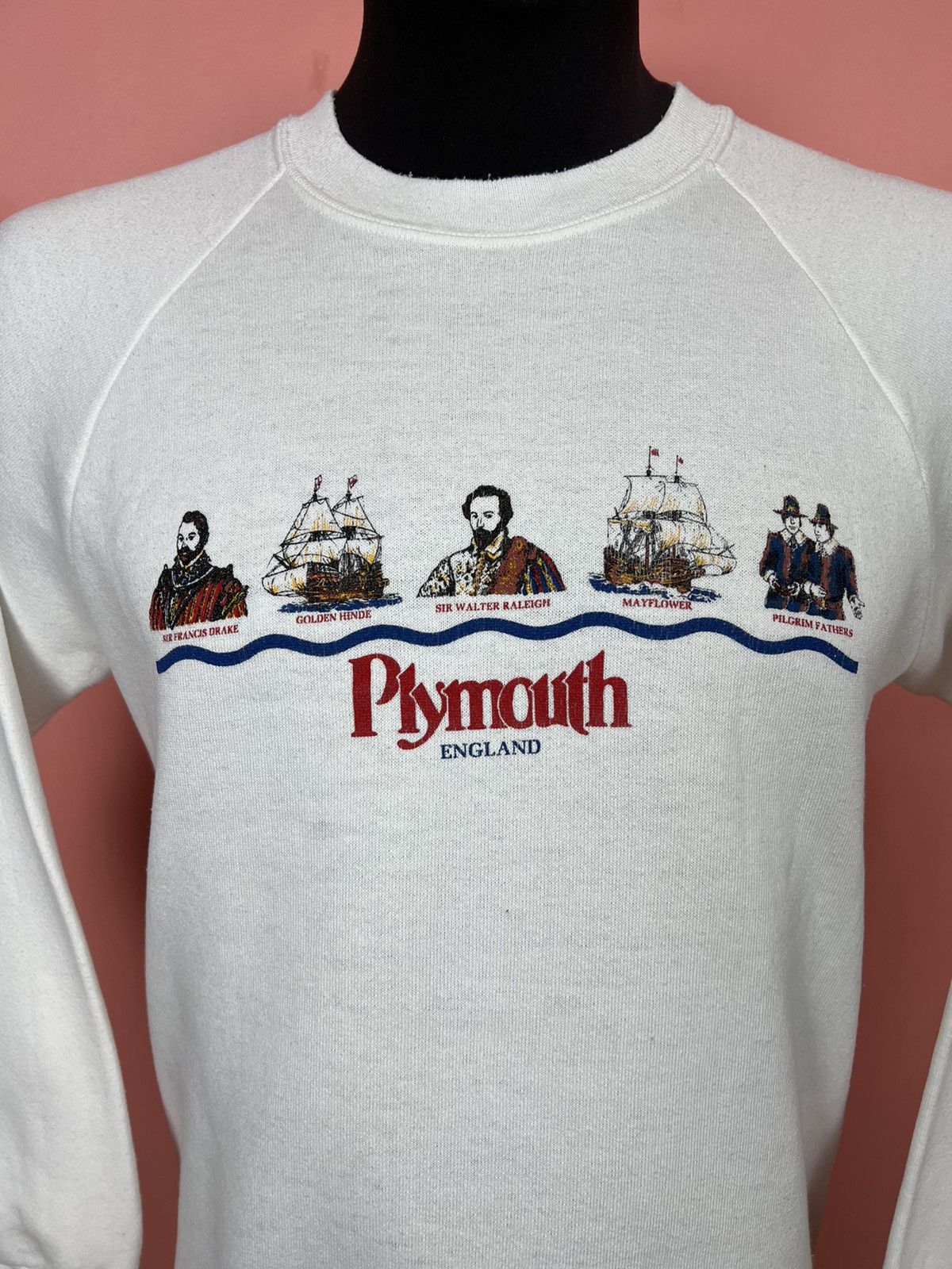 Vintage plymouth fruit of the looms vintage rare sweatshirt 90s Size US S / EU 44-46 / 1 - 2 Thumbnail