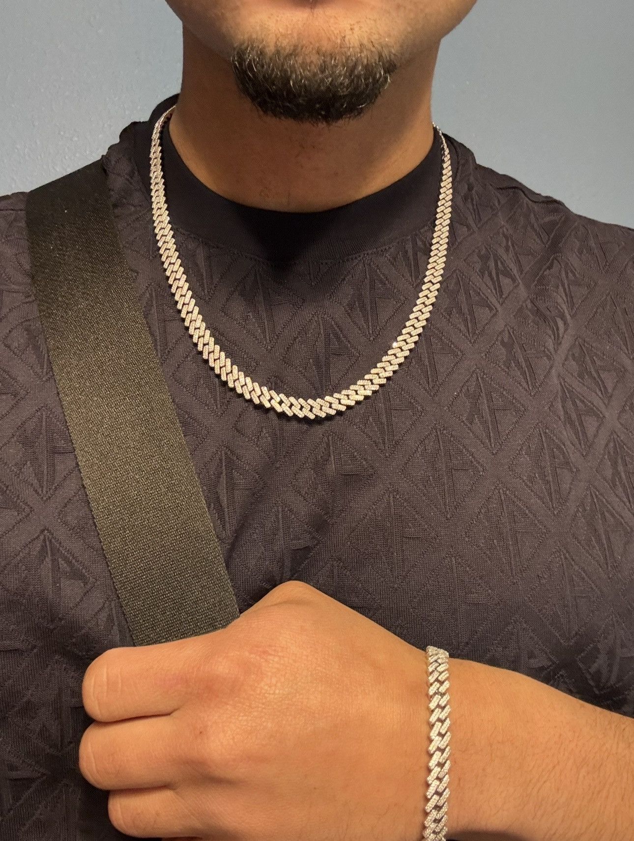 Other Moissanite cuban chain Size ONE SIZE - 4 Thumbnail