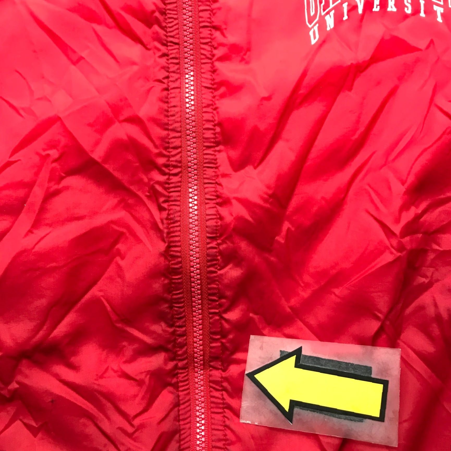Vintage VINTAGE Ohio State Buckeyes Reversible Jacket Hood Mens L Red Gray MV Sport Jacket Coat Size US L / EU 52-54 / 3 - 4 Thumbnail
