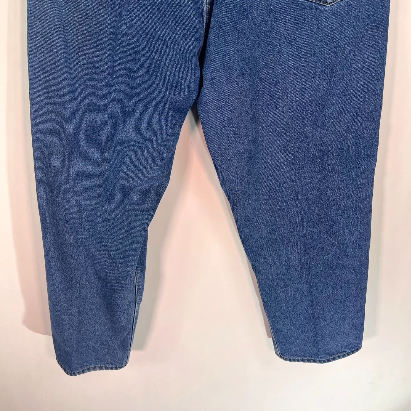 Carhartt VINTAGE Carhartt Lined Pants Jeans Mens 40 Blue Relaxed Fit 40x30 Outdoor Work Wear Denim 5-Pocket Design Zipper Button Rise High Womens? Size US 40 / EU 56 - 7 Thumbnail