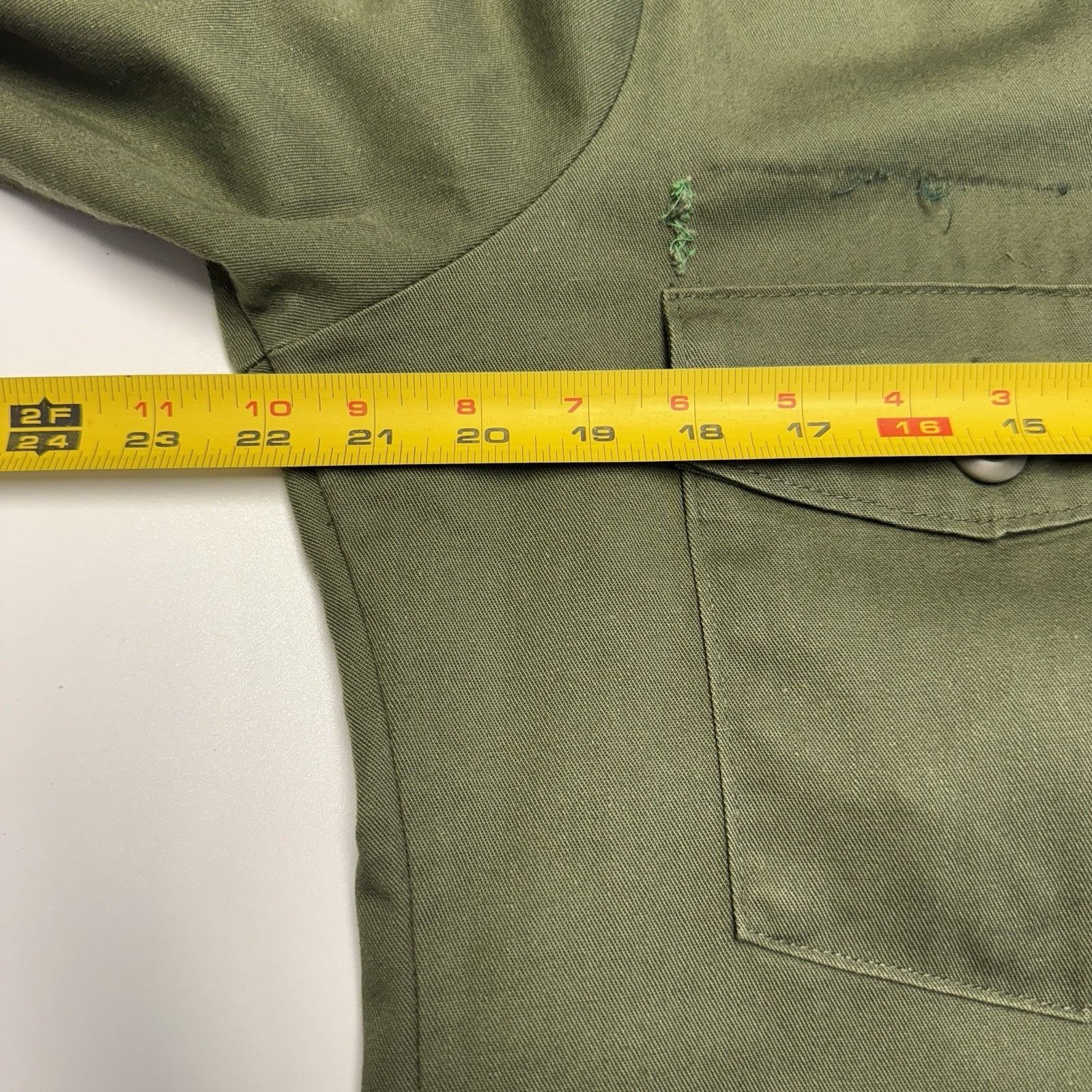 Vintage OG-507 US Air Force Military Shirt Mens 15.5x33 Vintage 70s Size US L / EU 52-54 / 3 - 11 Thumbnail