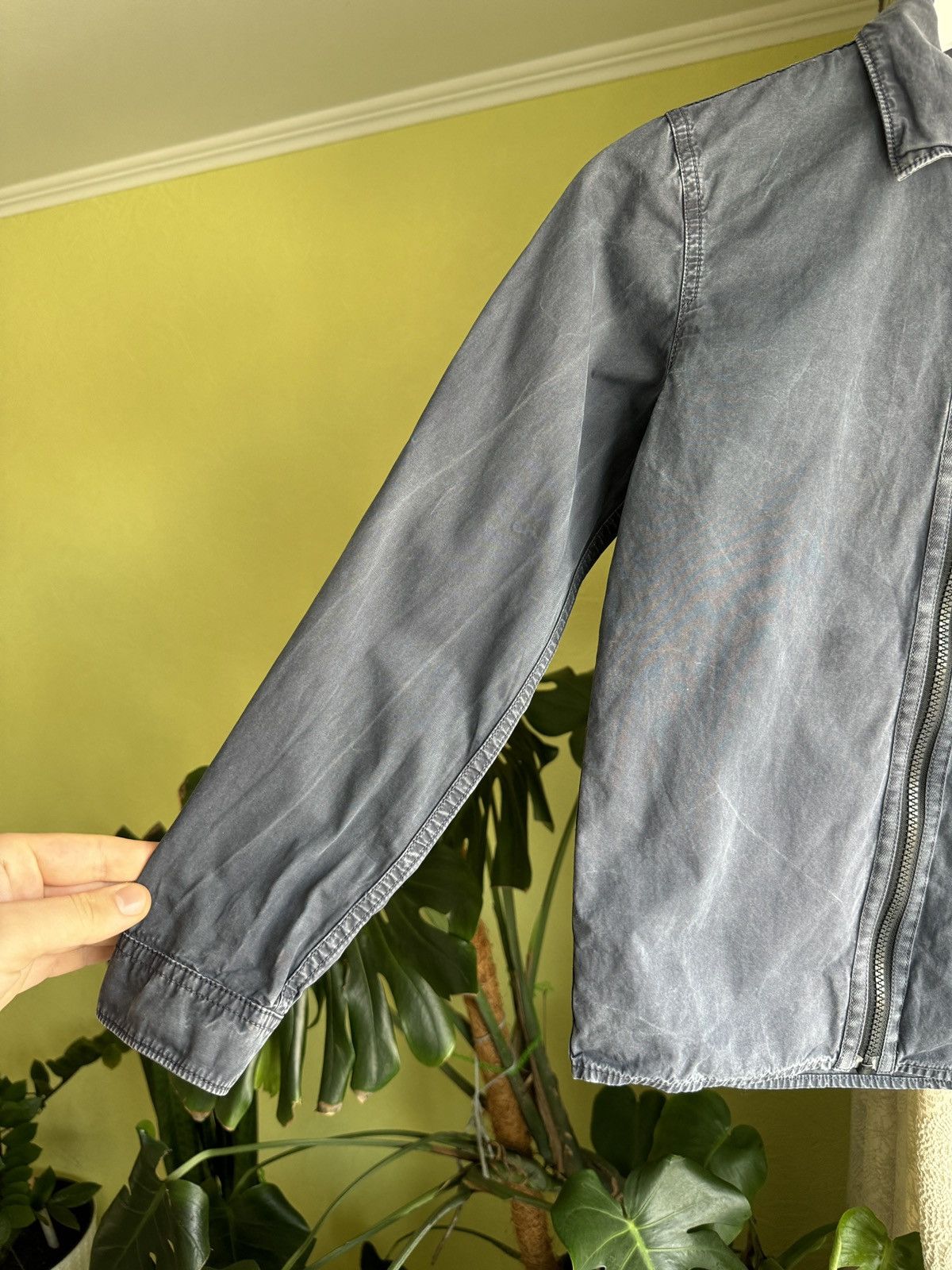 Stone Island Stone Island Junior Stone Wash Cotton Grey Zip Overshirt 10Y Size US XXS / EU 40 - 4 Thumbnail