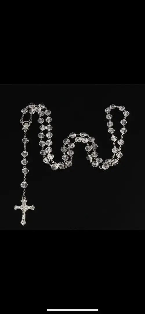 Jewelry Victoria Pearl Imitation White Crystal Beads Necklace Size ONE SIZE - 3 Thumbnail