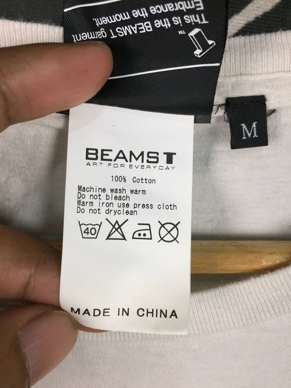 Beams Japan Beams T Japan Streetwear Praying Hands Tattoo Art Tee Size US M / EU 48-50 / 2 - 13 Thumbnail