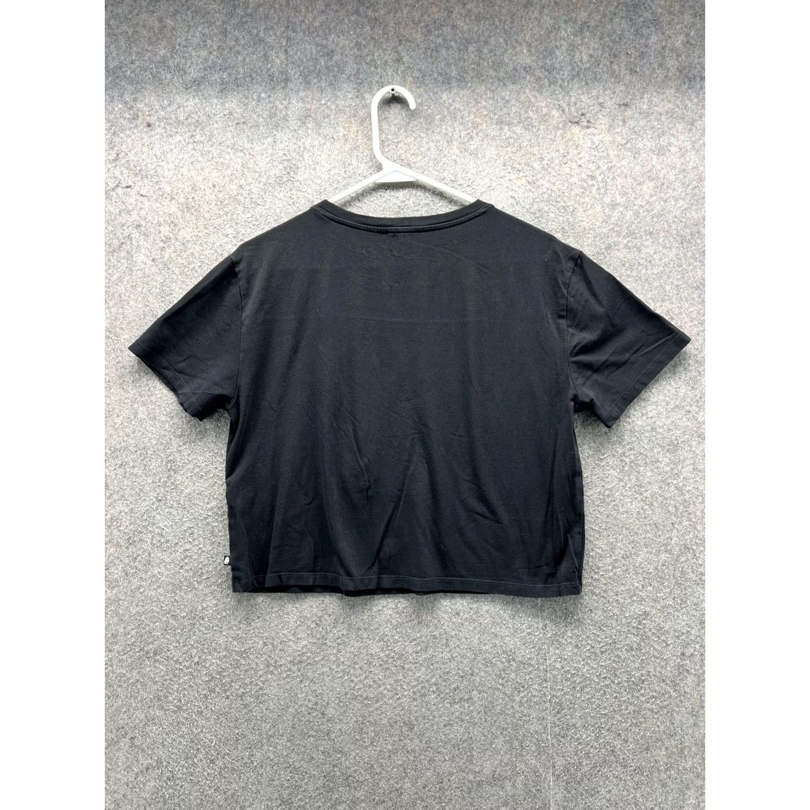 Karl Lagerfeld KARL LAGERFELD PARIS Shirt Womens Small Black Cropped Beaded Embellished Top Size S / US 4 / IT 40 - 5 Thumbnail