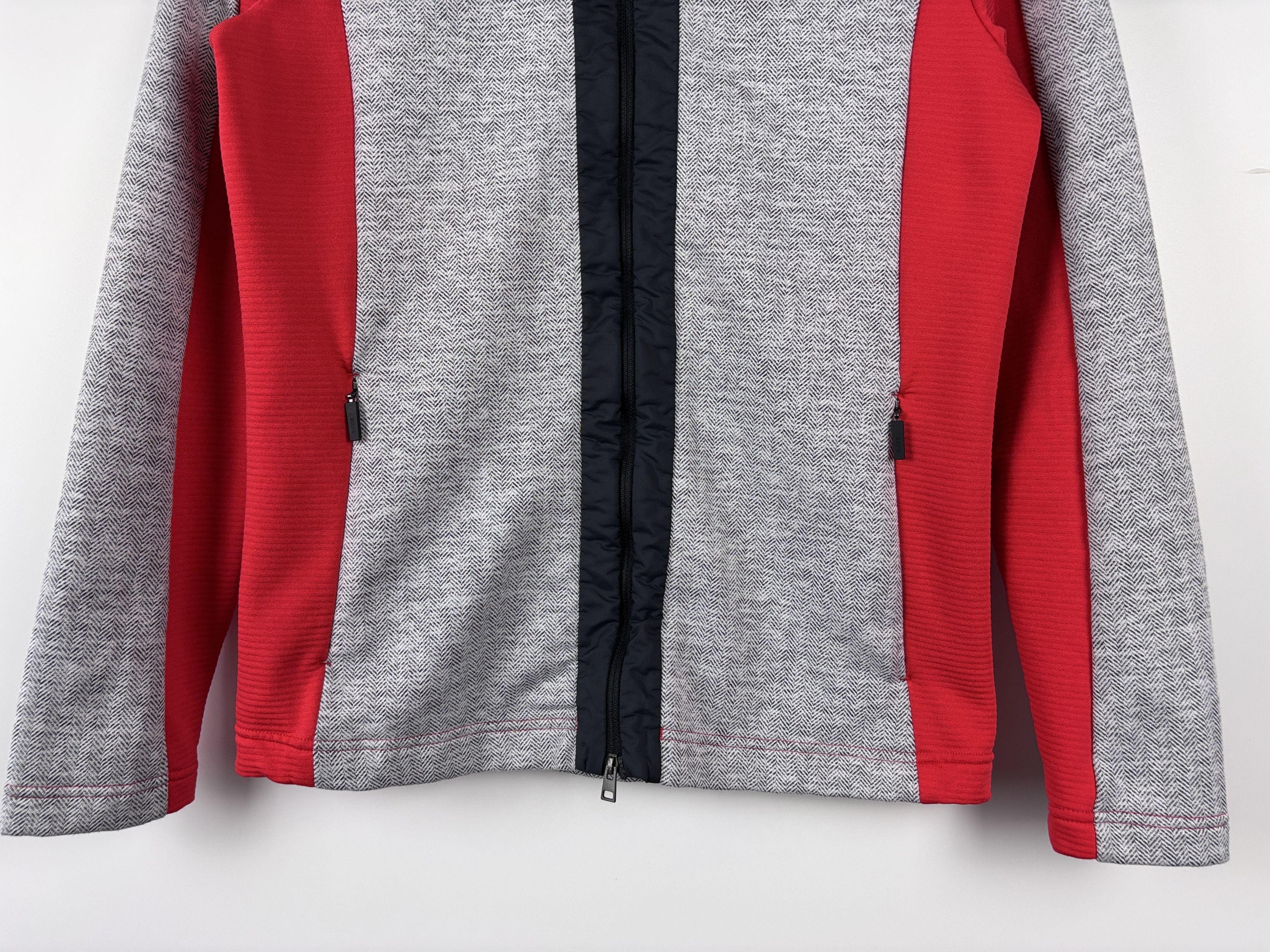 KJUS Kjus Radun Midlayer JacketOutdoor Fleece Gray Red Size 40 L Size L / US 10 / IT 46 - 3 Thumbnail
