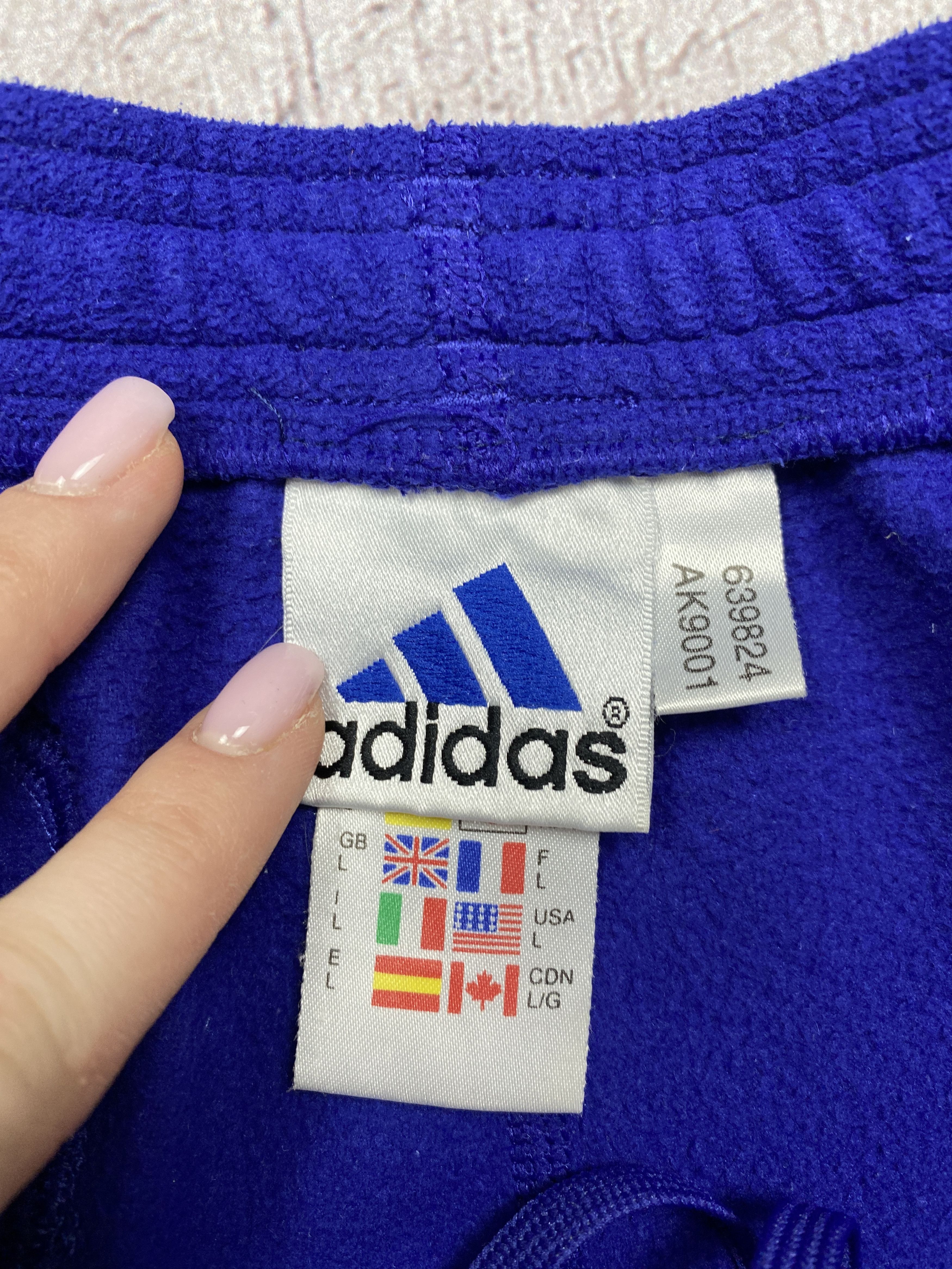 Adidas × Vintage Adidas Equipment Vintage Fleece Track Pants Size US 34 / EU 50 - 5 Thumbnail