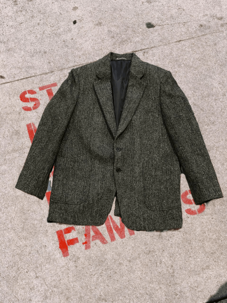 Harris Tweed rare HARRIS TWEED Scottish WOOL ENGLAND Hand Tailored Size 54R - 1 Thumbnail