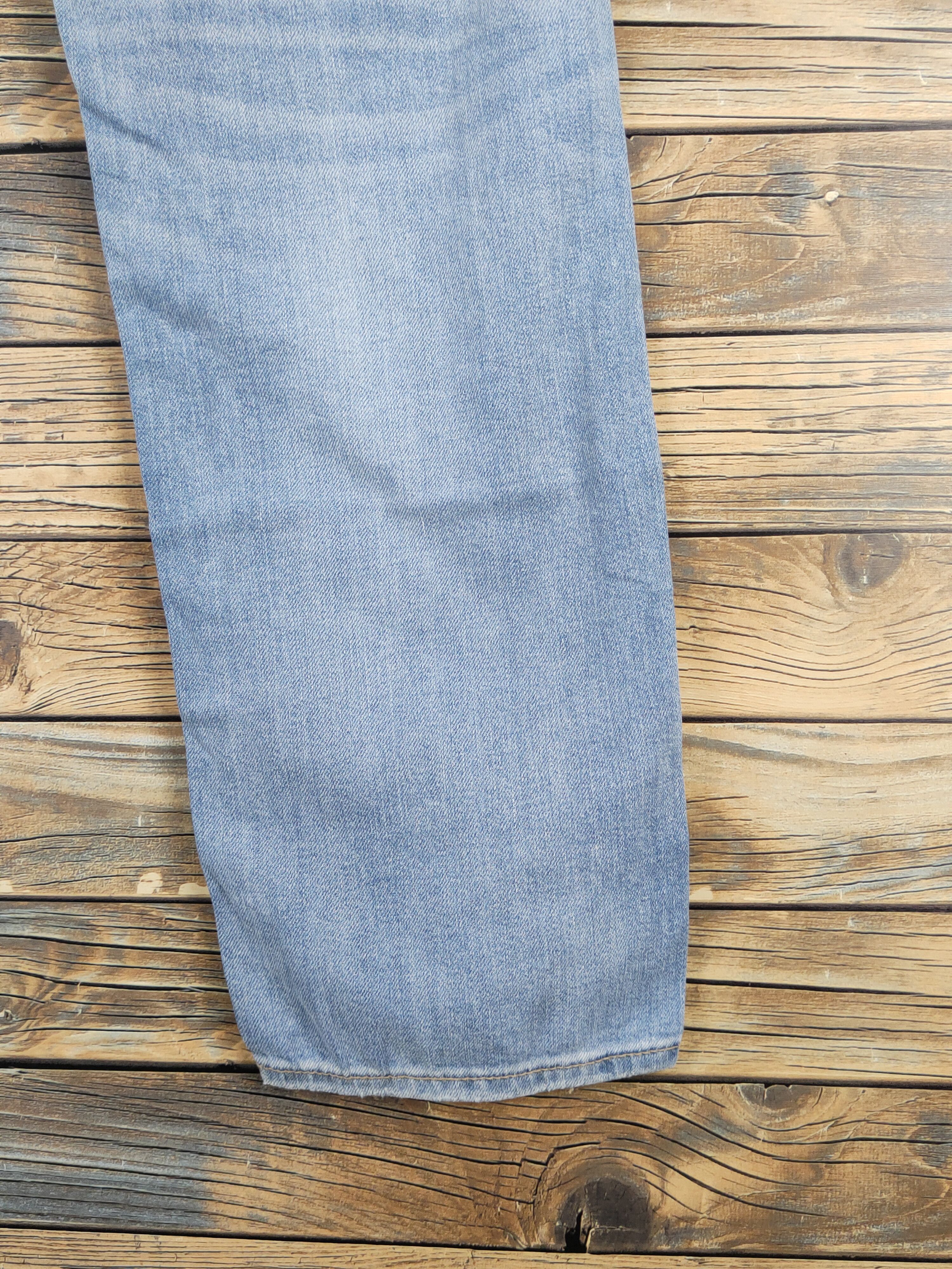 Japanese Brand Uniqlo Blue Faded Distressed Ripped Jeans #W1297 Size US 31 - 11 Thumbnail