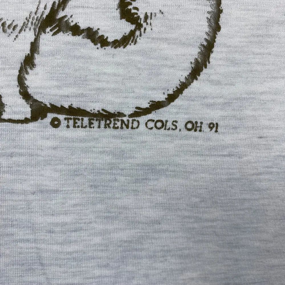 Vintage Vintage 90's VERDI Cat & Butterfly Teletrend Graphic Art Tee Size US M / EU 48-50 / 2 - 3 Thumbnail