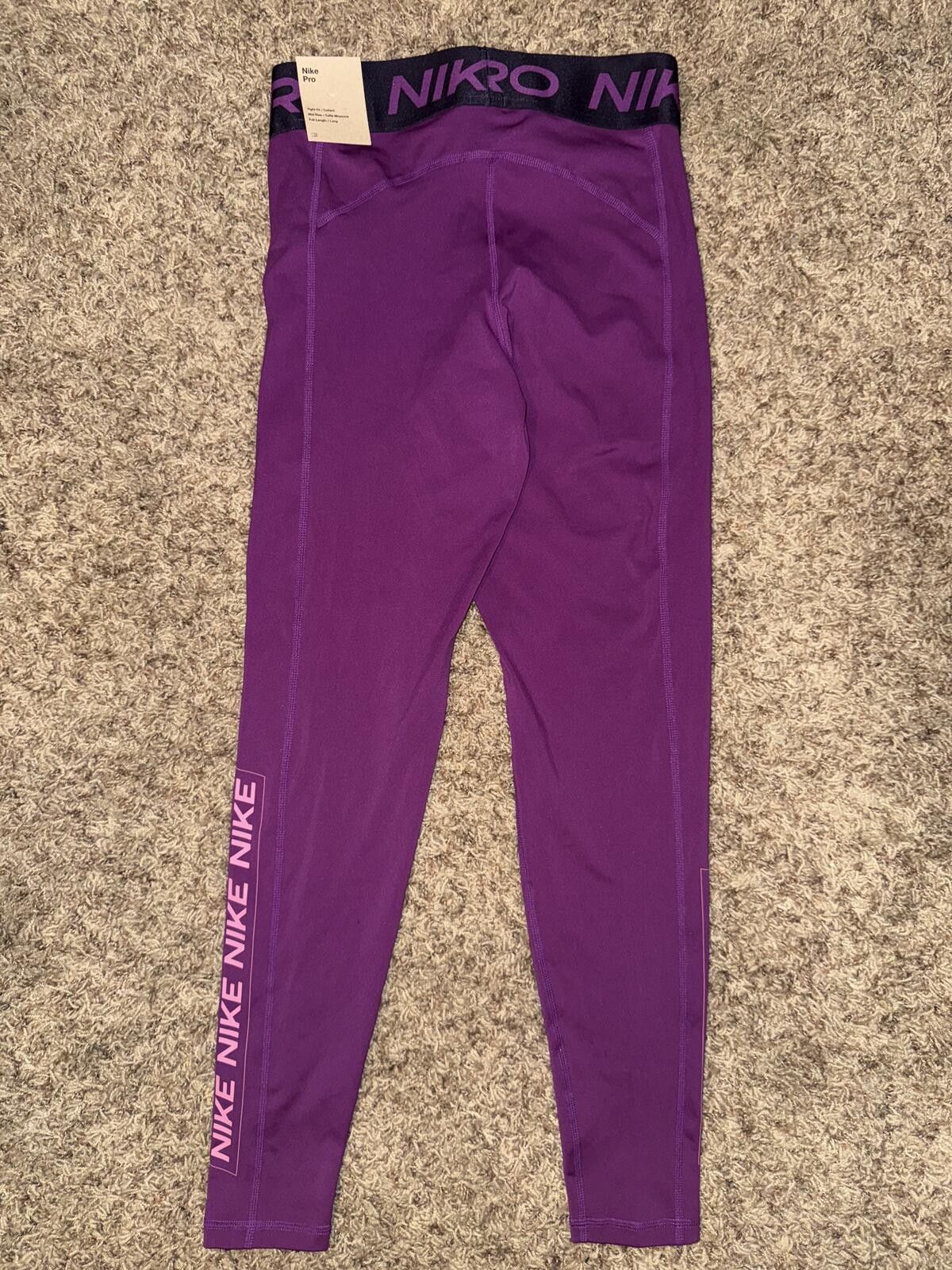 Pokemon Nike Pro Women’s Dri-FIT Graphic Mid-Rise Leggings Sample Size 28" / US 6 / IT 42 - 7 Thumbnail