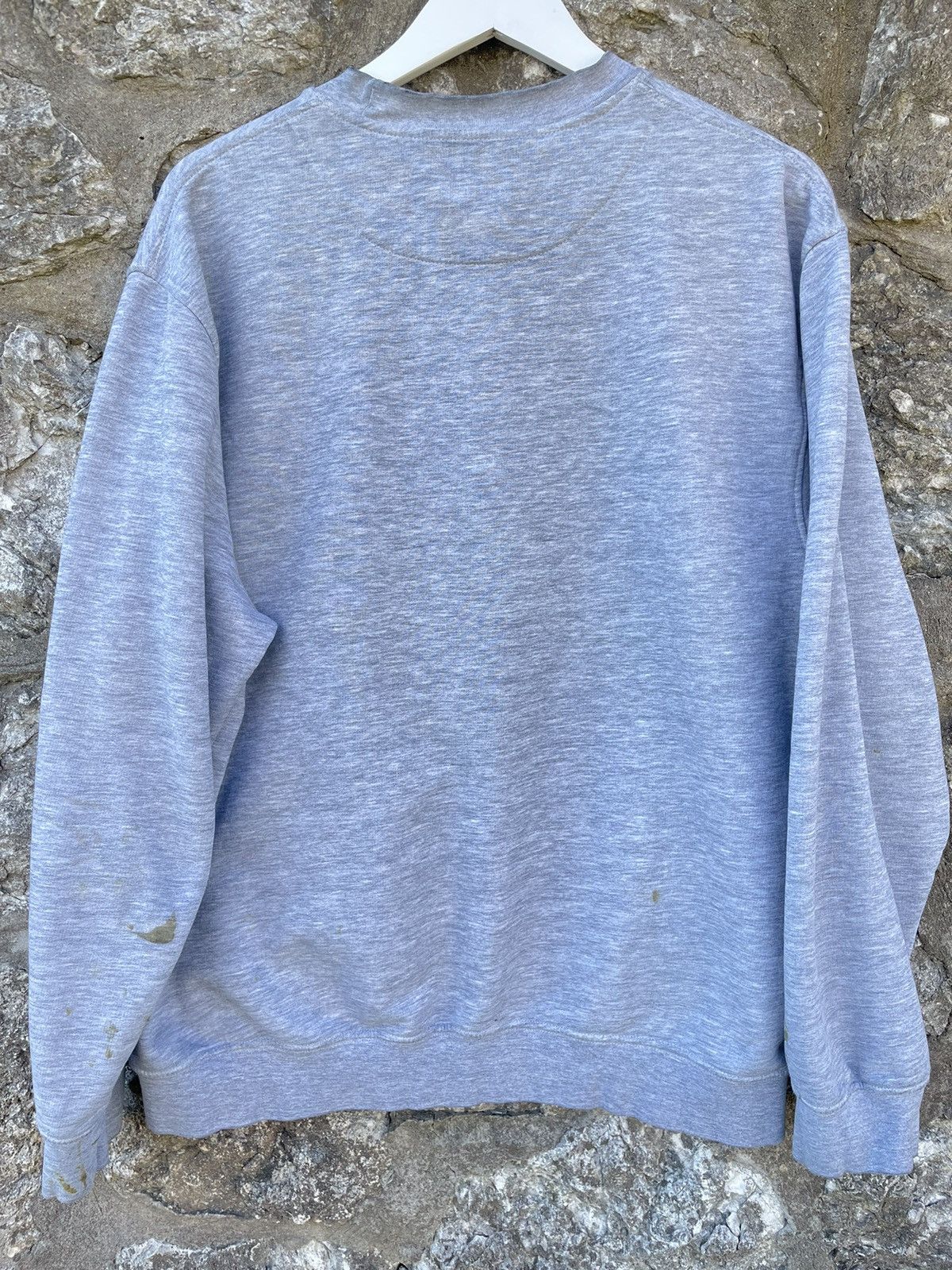 Nike × Vintage Y2K Nike Essential Swoosh Sweatshirt Grey L Size US L / EU 52-54 / 3 - 4 Thumbnail