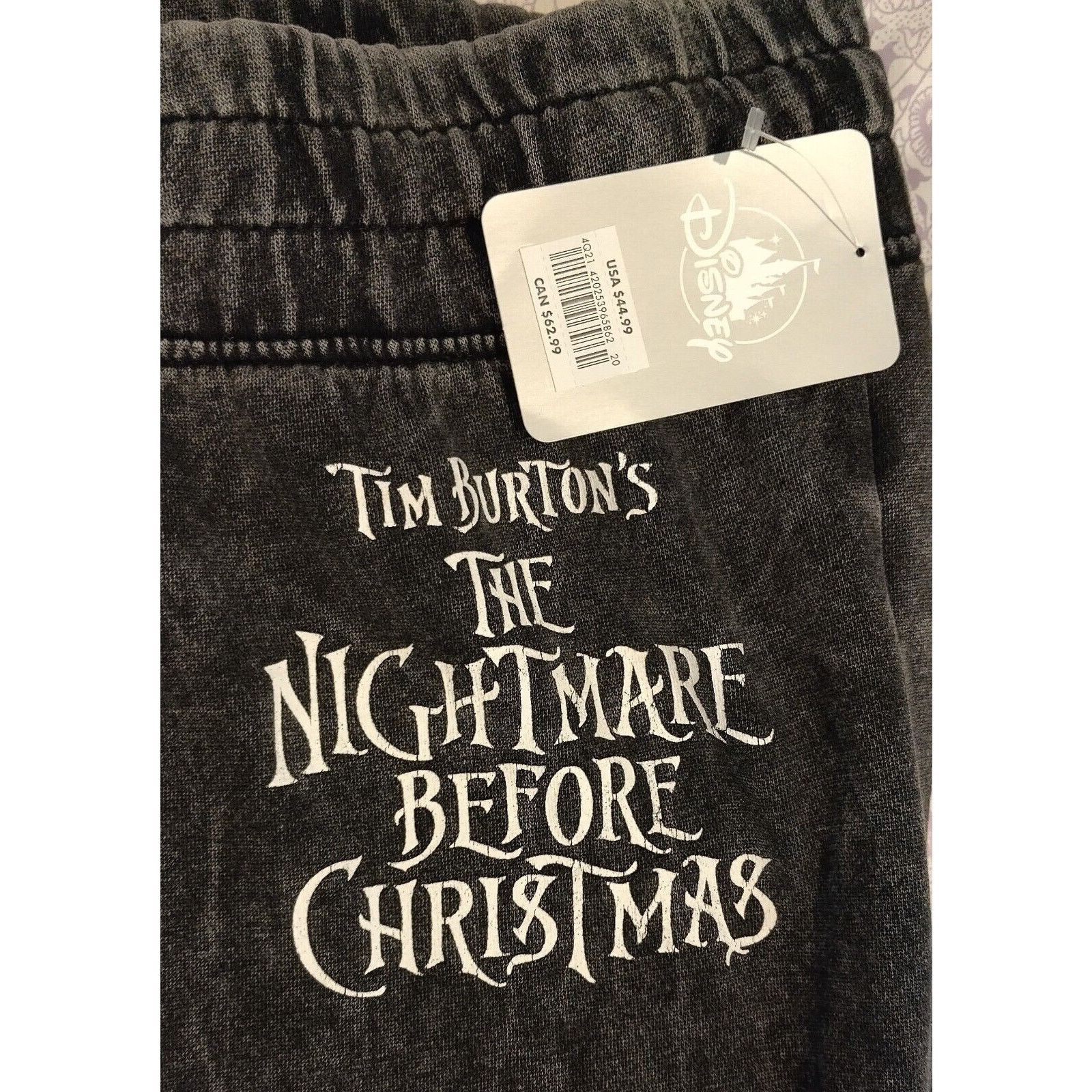 Disney Nightmare Before Christmas J. Skellington Disney Sweats Sz L Size US 36 / EU 52 - 2 Thumbnail