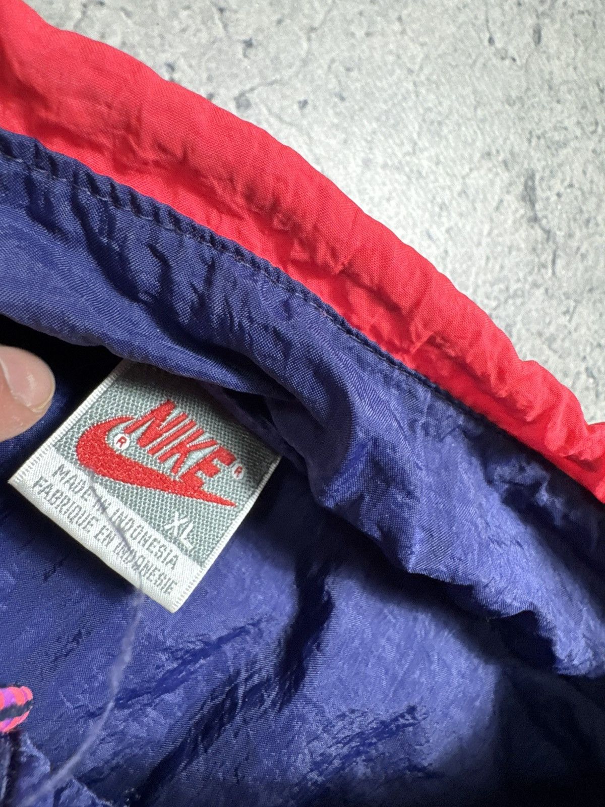 Nike Nike Vintage 80’s Nylon Light Jacket Swoosh Size XL Size US XL / EU 56 / 4 - 7 Thumbnail