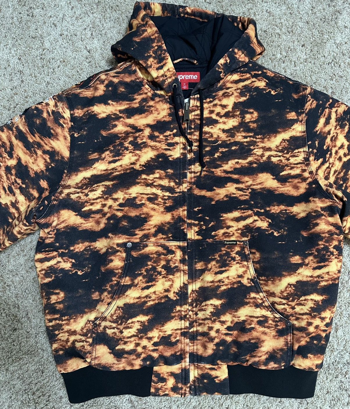 Supreme SUPREME AOI SS25 WORK JACKET SIZE MEDIUM FLAMES Size US M / EU 48-50 / 2 - 5 Thumbnail