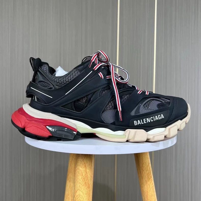 Balenciaga Balenciaga Black Red Track Dad Sneakers-2505 Size US 7.5 / EU 40-41 - 2 Thumbnail
