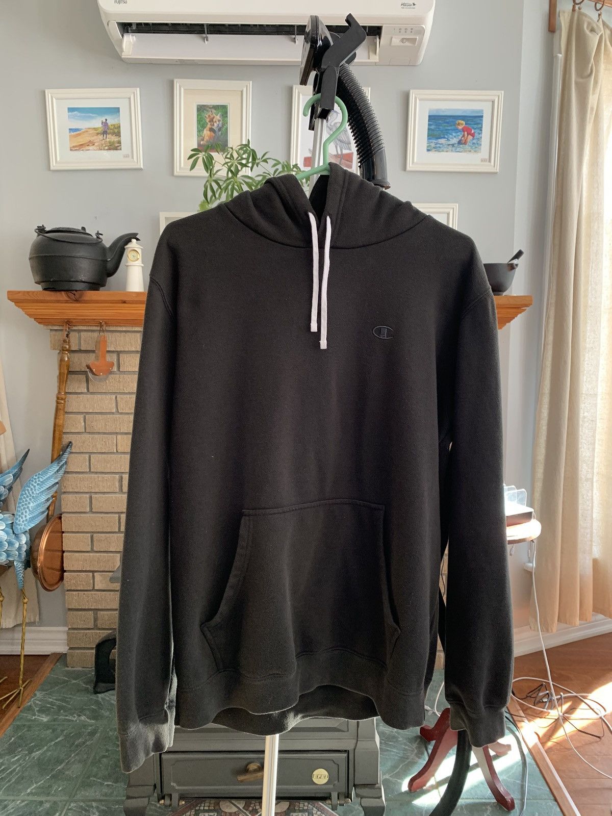 Champion Black Champion Hoodie Size US XL / EU 56 / 4 - 1 Thumbnail