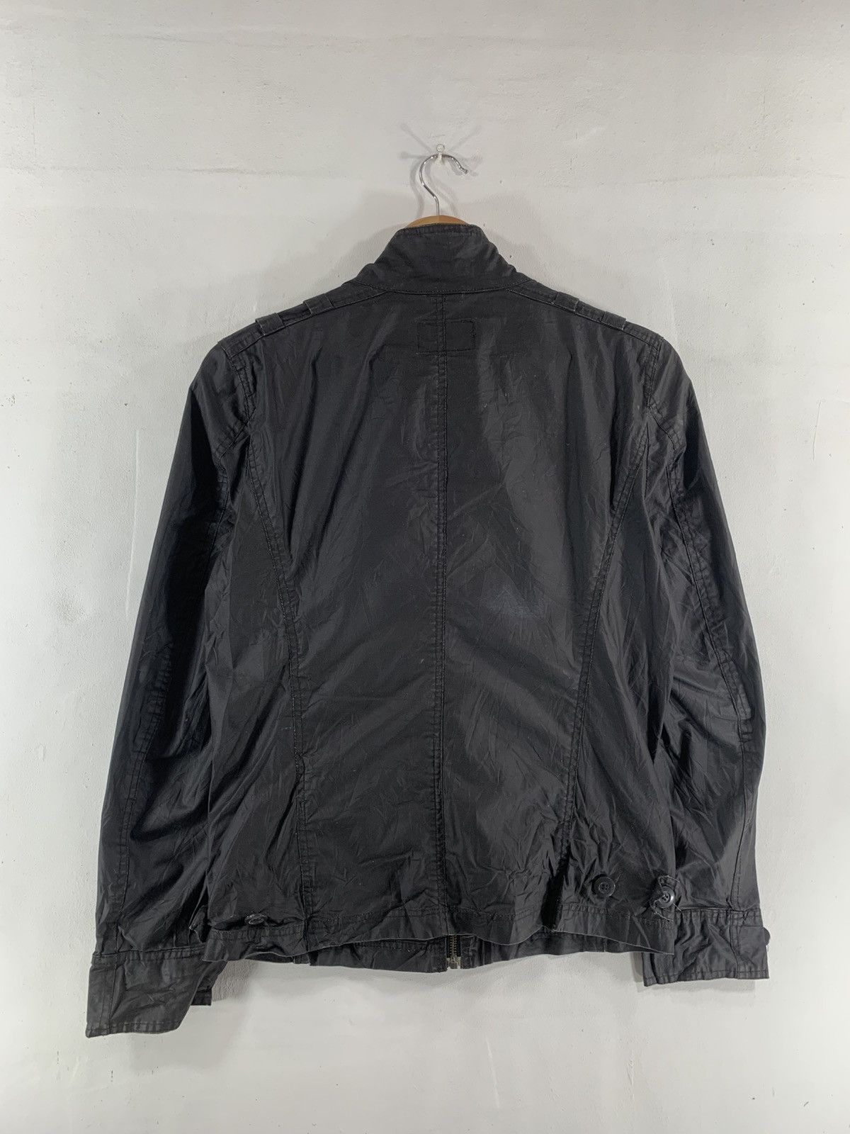 Mossimo Mossimo Sport Waxed Bikers Racing Jacket Size US M / EU 48-50 / 2 - 2 Thumbnail